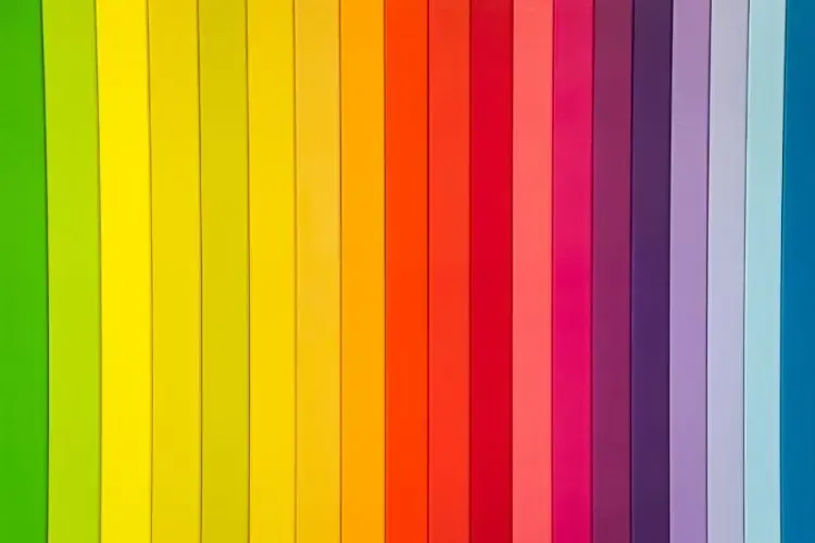 Planche de couleurs conçue pour les daltoniens afin d’identifier et distinguer les teintes