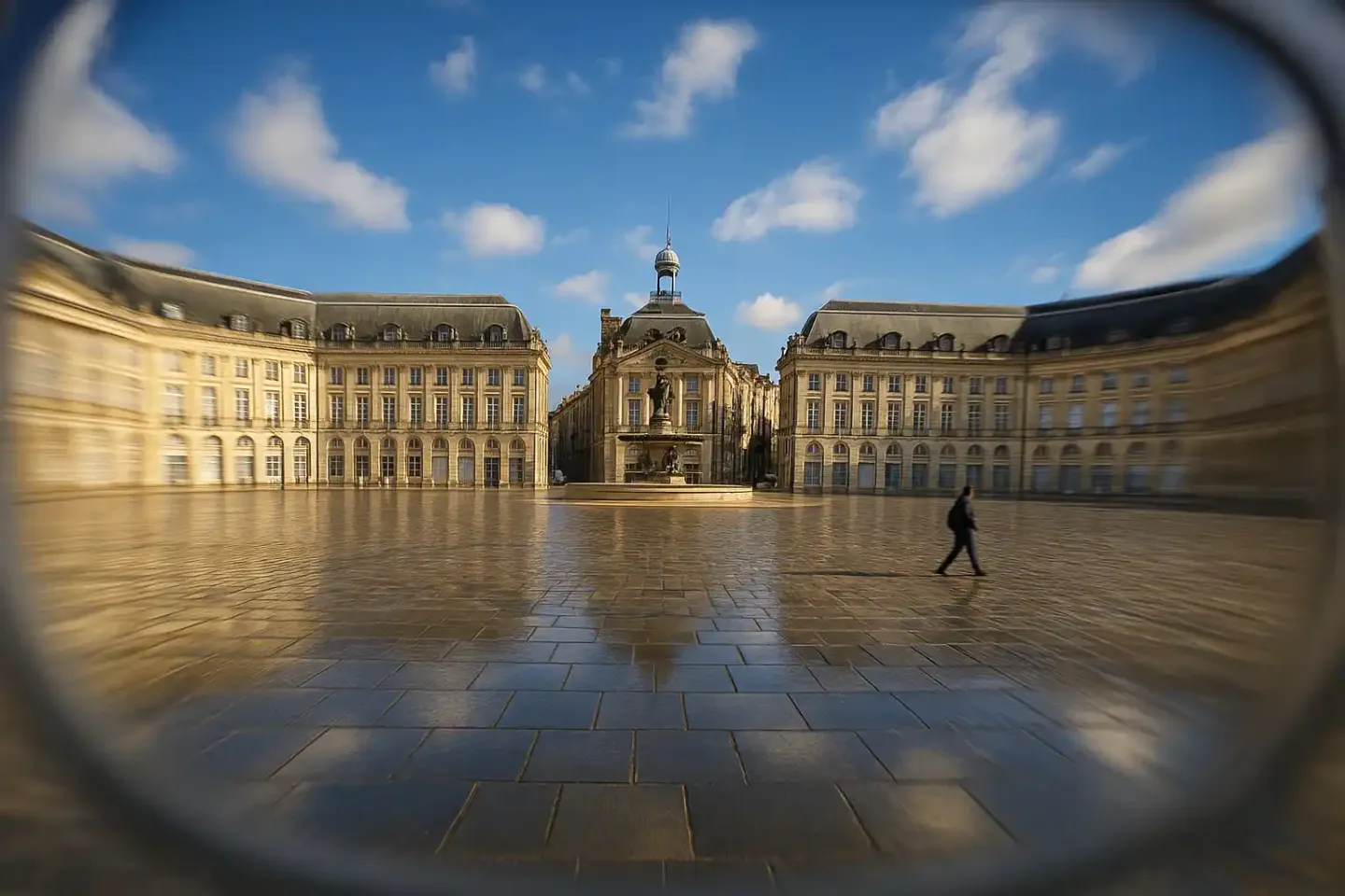 vision à travers un verre progressif ultra indivisualisé
